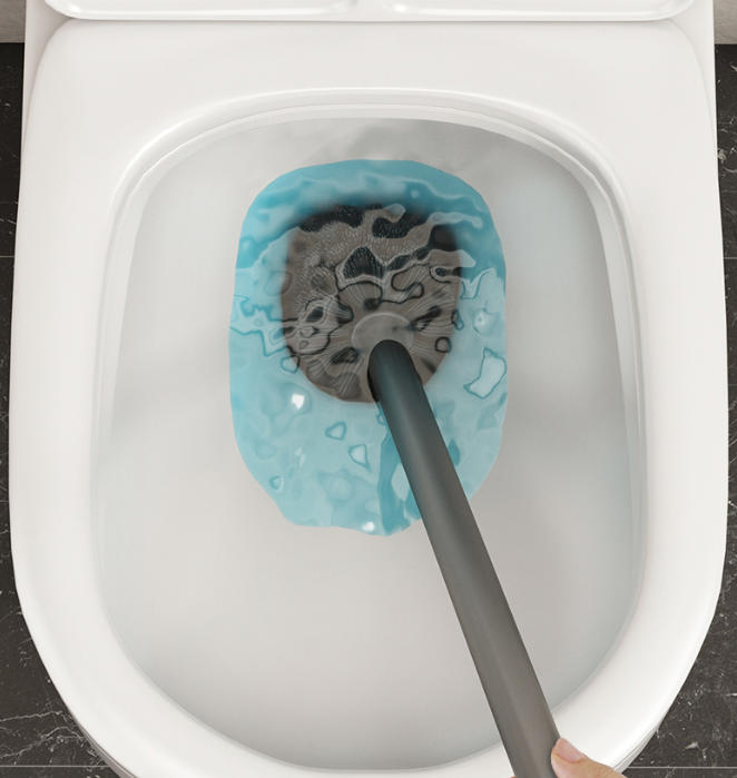 Stainless steel toilet brush Y6 - Image 5