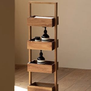 Bathroom wooden shelf M5