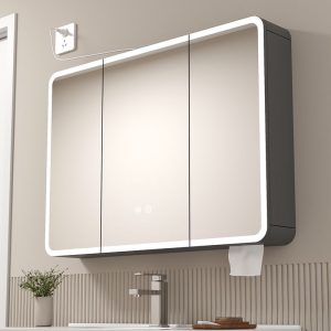 Wall-mounted makeup organizer P3