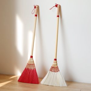 Handmade linen broom J4